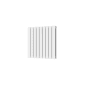 Scudo Bravo 600 x 614mm white double panel horizontal designer radiator with slim flat panels