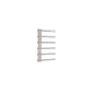 Scudo Carlo 850 x 500mm chrome designer towel rail with horizontal round bars
