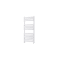 Scudo Instyle 1200 x 500mm white towel rail with oval bars