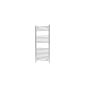 Scudo Strive 1200 x 600mm chrome heated towel rail with two open sections