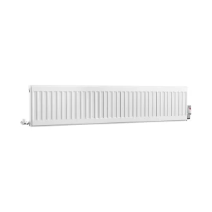 Kartell K-Rad Kompact white type 11 single panel single convector radiator 300mm high x 1400mm wide
