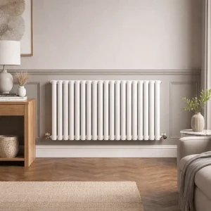 Kartell Aspen 600 x 550mm Gloss White Single Panel Radiator