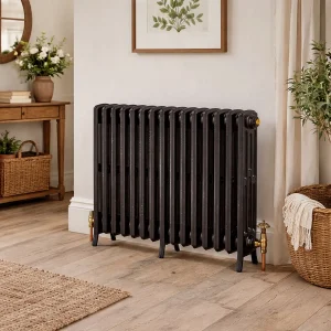 Kartell 4 Column 10 Section 660 x 600mm Dark Grey Designer Radiator