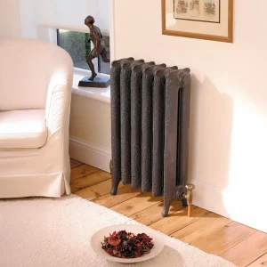 Kartell Nostalgia 2 Column 6 Section 945 x 456mm Dark Grey Radiator