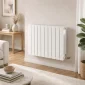Kartell Vermont white flat panel designer radiator 572 x 800mm