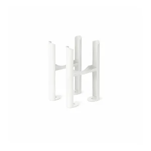 Scudo 3 Column White Radiator Feet