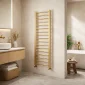 Scudo Vibe brushed brass towel rail 1600 x 500mm