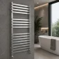 Kartell Mode chrome towel rail 1200 x 600mm