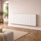 Kartell Vermont white horizontal radiator 672 x 1440mm